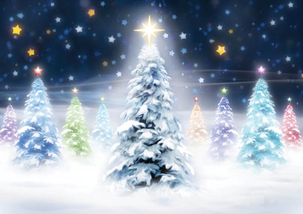 Starlit Trees