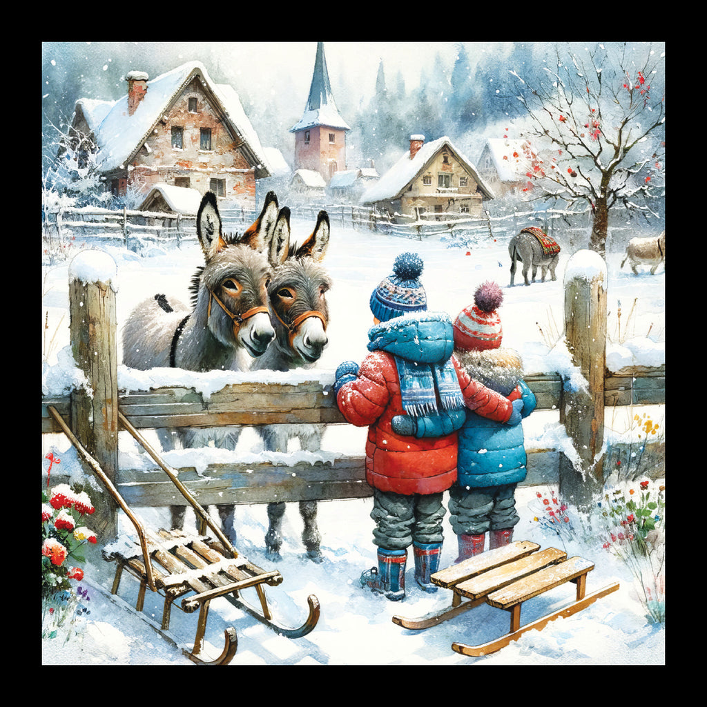 Visiting the Donkeys