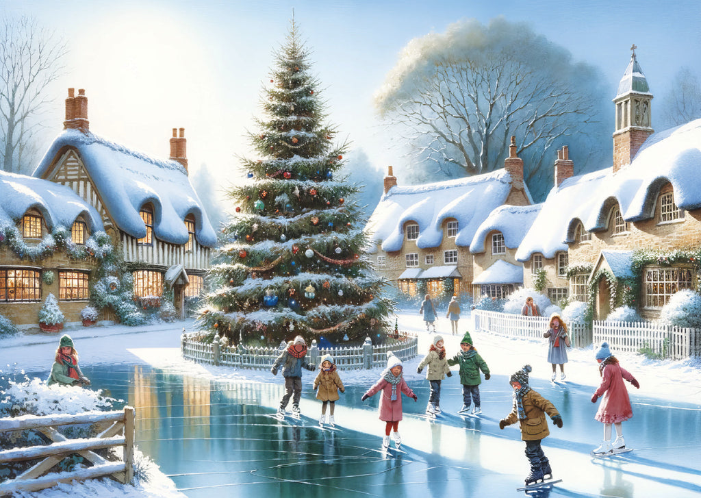 Skating Round the Tree