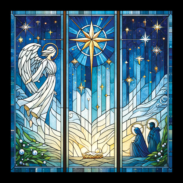 Stained Glass Nativity