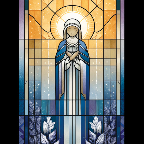 Stained Glass Madonna