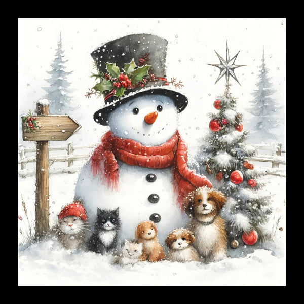 Snowman and Friends