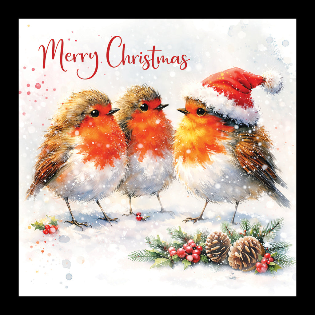 Merry Christmas Robins