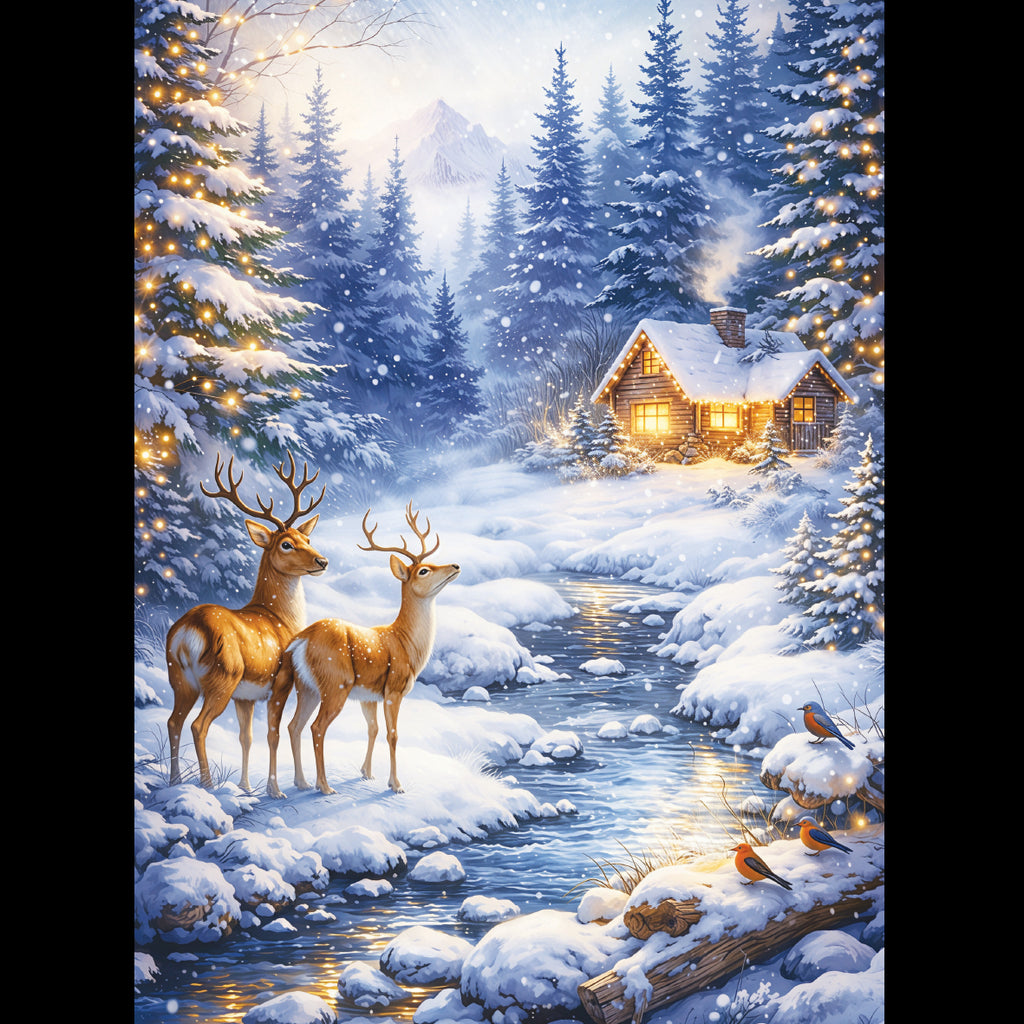 Winter Deer