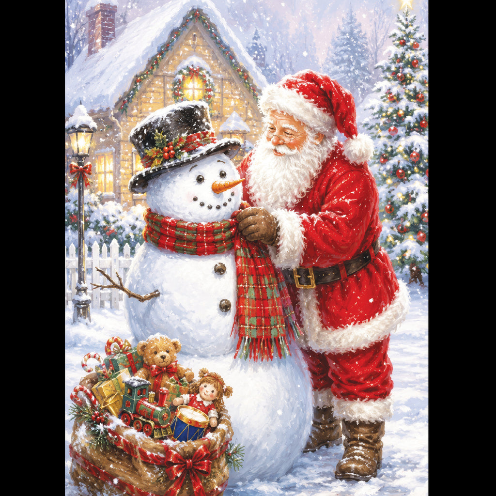 Santa's Snowman Friend